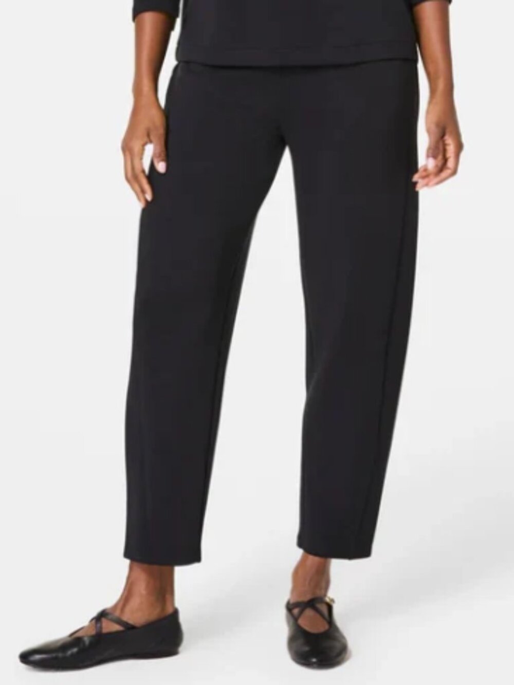 NWT SPANX AirEssentials Barrel Leg Pant Very Black 1X